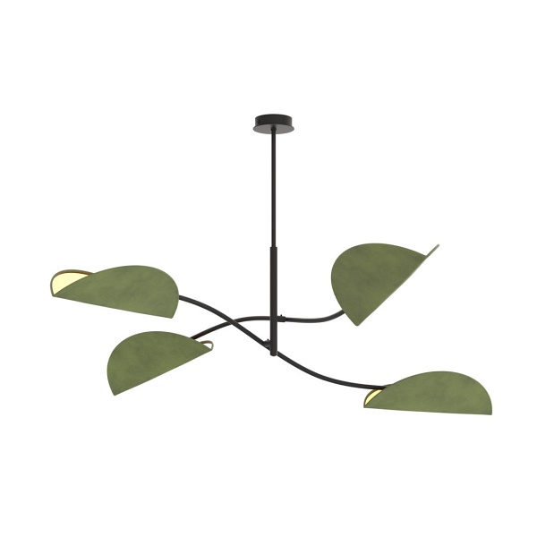 Lampa sufitowa LOTUS 4 BL GREEN - Emibig