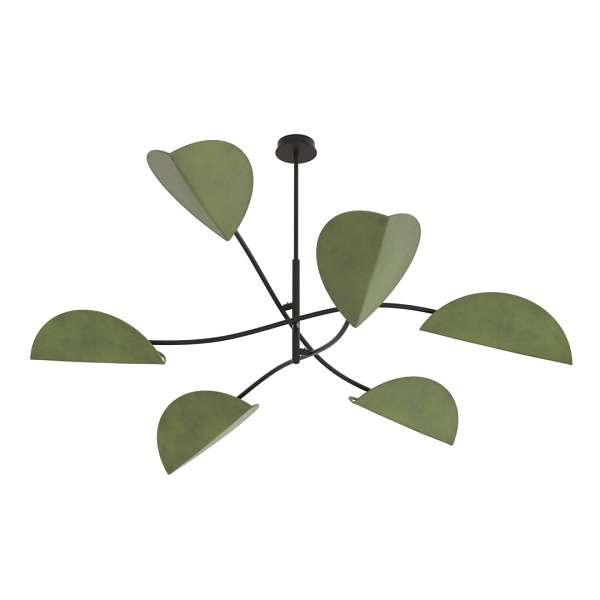 Lampa sufitowa LOTUS 6 BL GREEN - Emibig
