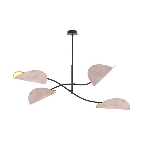 Lampa sufitowa LOTUS 4 BL GRAY - Emibig