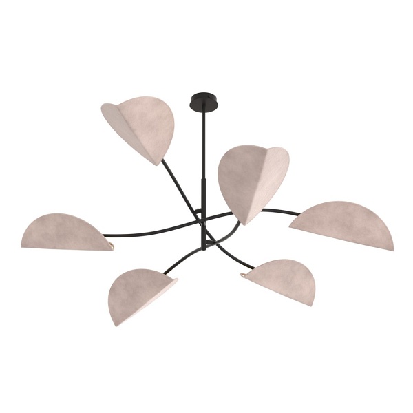 Lampa sufitowa LOTUS 6 BL GRAY - Emibig