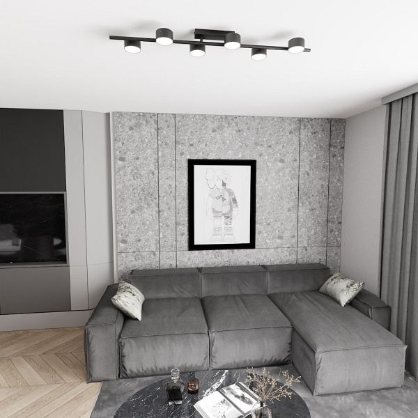 Lampa sufitowa BET 6 BL - Emibig