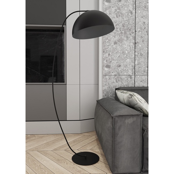Lampa podłogowa ARCOS LP1 BL BLACK oprawa oświetleniowa - Emibig