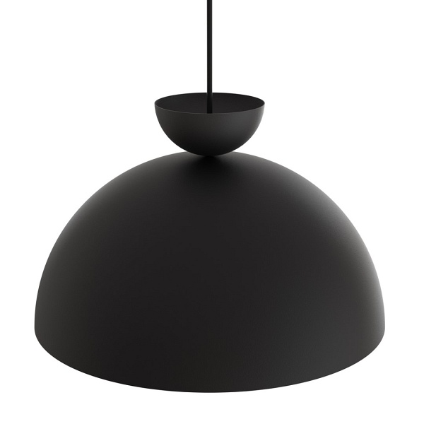 Lampa wisząca LUNARO 1L BL BLACK - Emibig