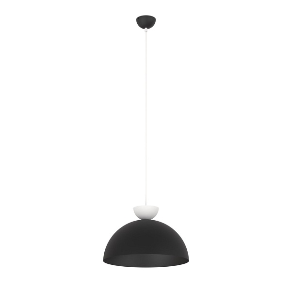Lampa wisząca LUNARO 1L BL BLACK/WHITE - Emibig