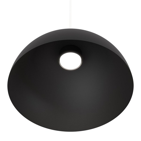 Lampa wisząca LUNARO 1L BL BLACK/WHITE - Emibig
