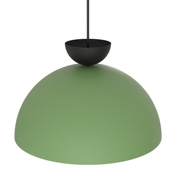 Lampa wisząca LUNARO 1L BL GREEN - Emibig