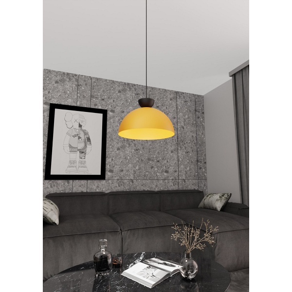 Lampa wisząca LUNARO 1L BL ORANGE - Emibig