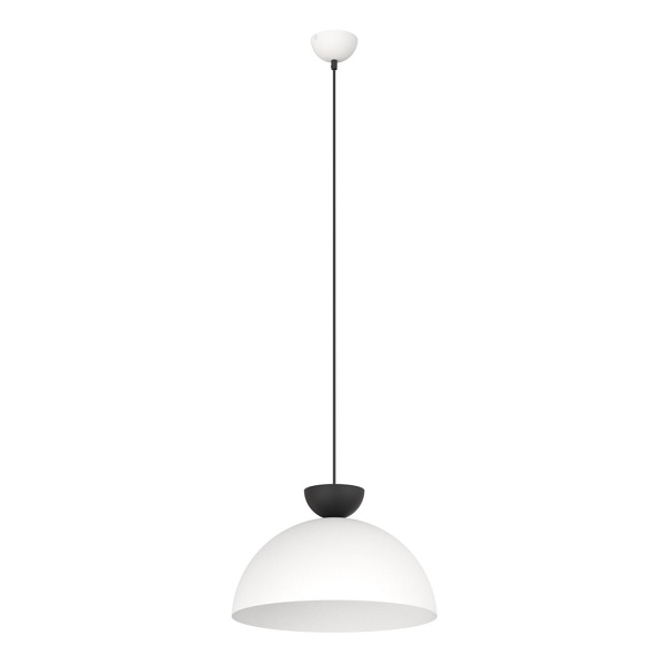 Lampa wisząca LUNARO 1L BL WHITE/BLACK - Emibig