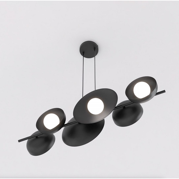 Lampa wisząca VOLUM 6 BLACK - Emibig