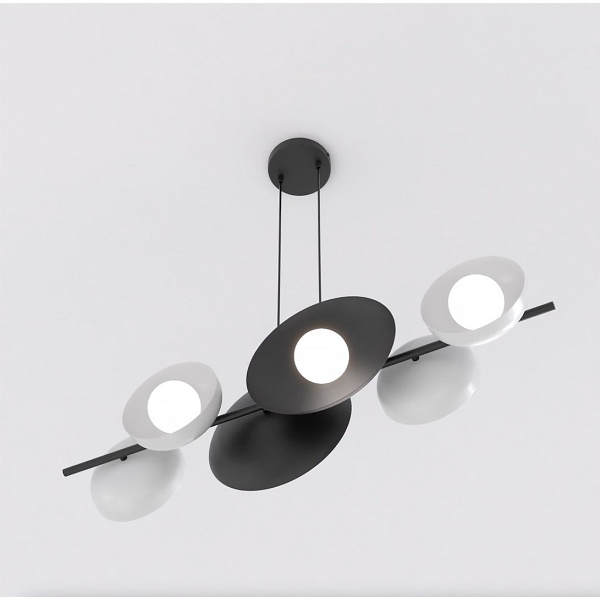 Lampa wisząca VOLUM 6 BL WHITE - Emibig