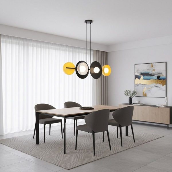 Lampa wisząca VOLUM 6 BL MIX - Emibig