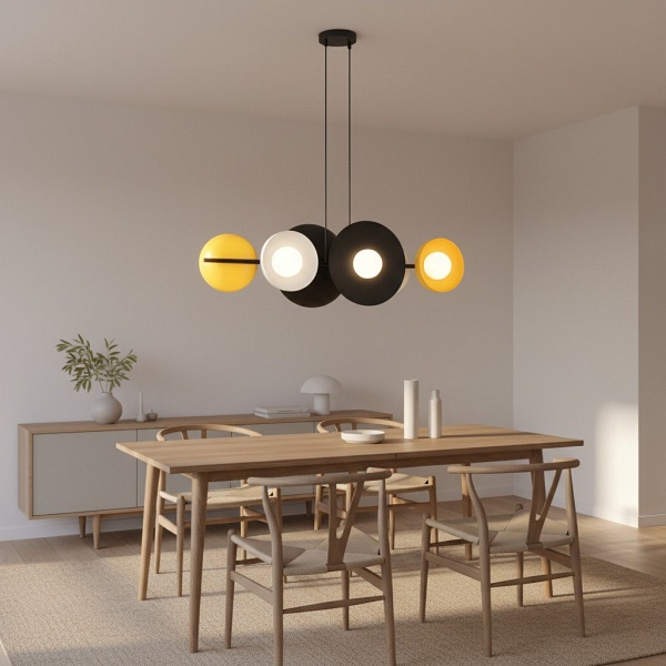 Lampa wisząca VOLUM 6 BL MIX - Emibig