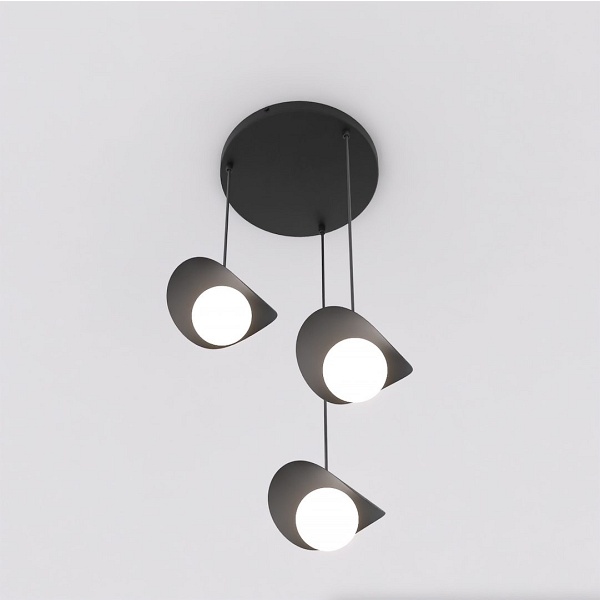 Lampa wisząca RITUAL 3 PREM BLACK - Emibig