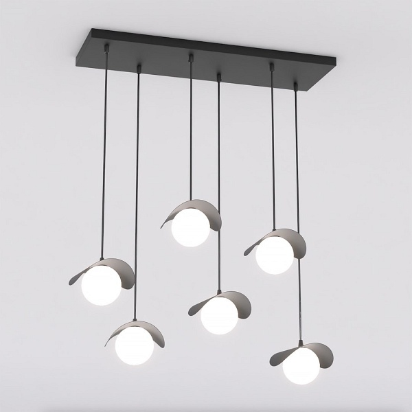 Lampa wisząca RITUAL 6 BLACK - Emibig