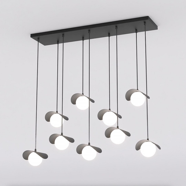 Lampa wisząca RITUAL 9 BLACK - Emibig