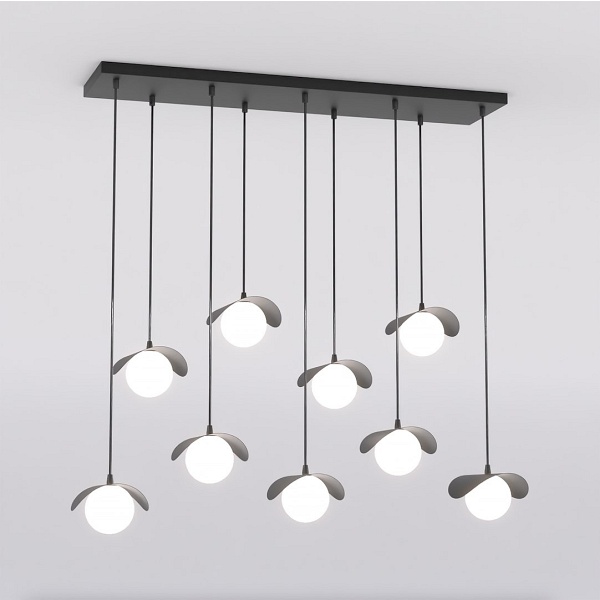 Lampa wisząca RITUAL 9 BLACK - Emibig