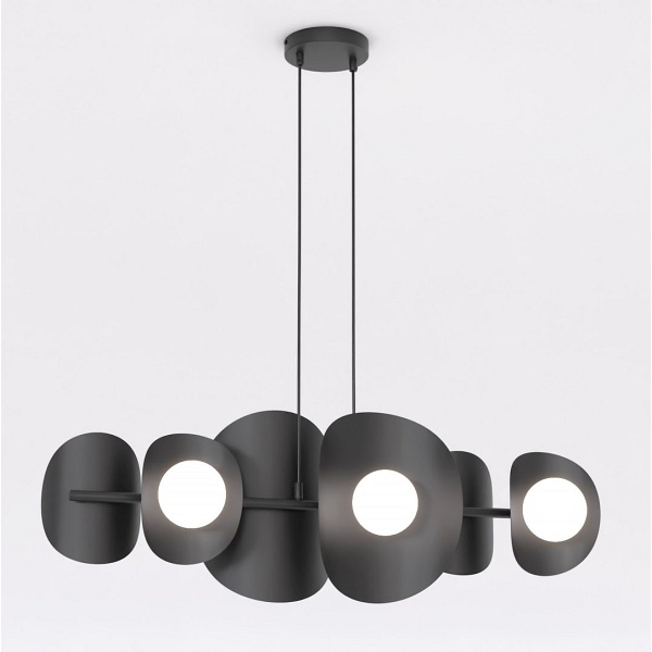 Lampa wisząca ELEMENTI 6 BLACK - Emibig