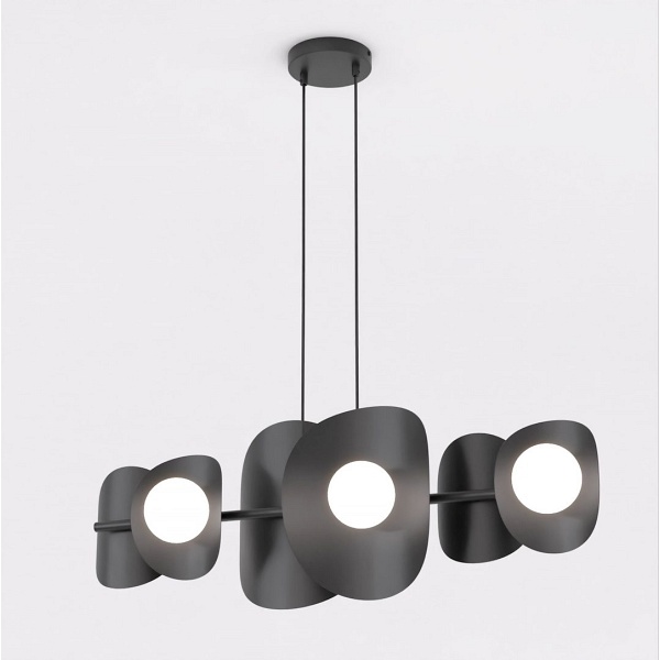 Lampa wisząca ELEMENTI 6 BLACK - Emibig