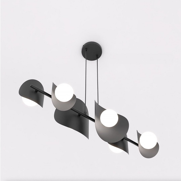 Lampa wisząca ELEMENTI 6 BLACK - Emibig