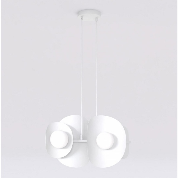 Lampa wisząca ELEMENTI 4 WHITE - Emibig