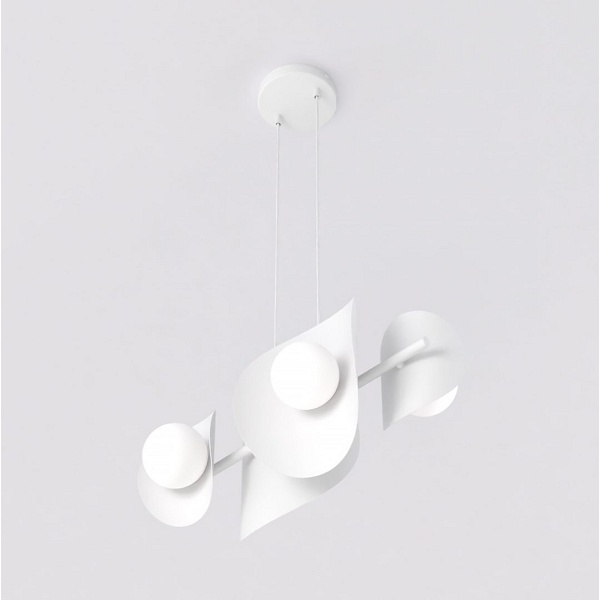 Lampa wisząca ELEMENTI 4 WHITE - Emibig