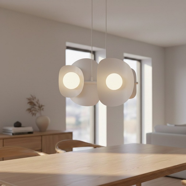 Lampa wisząca ELEMENTI 4 WHITE - Emibig