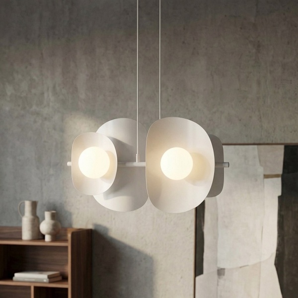 Lampa wisząca ELEMENTI 4 WHITE - Emibig