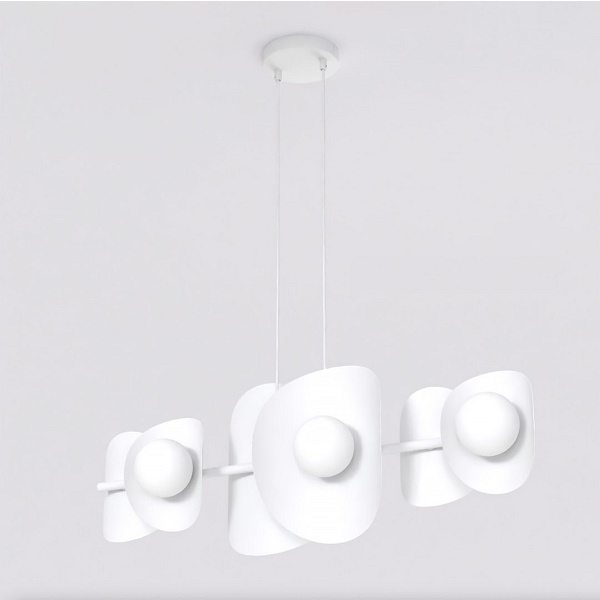 Lampa wisząca ELEMENTI 6 WHITE - Emibig