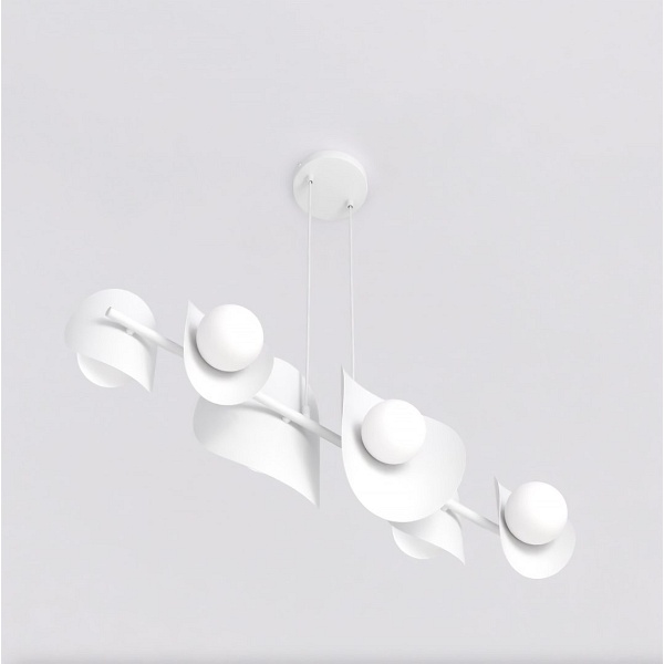 Lampa wisząca ELEMENTI 6 WHITE - Emibig