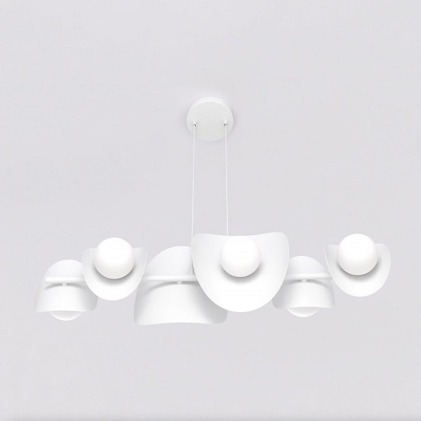Lampa wisząca ELEMENTI 6 WHITE - Emibig