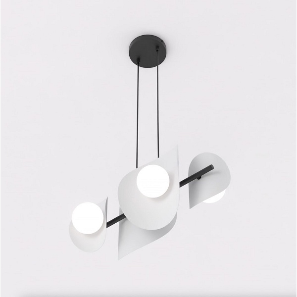 Lampa wisząca ELEMENTI 4 BL GRAY - Emibig