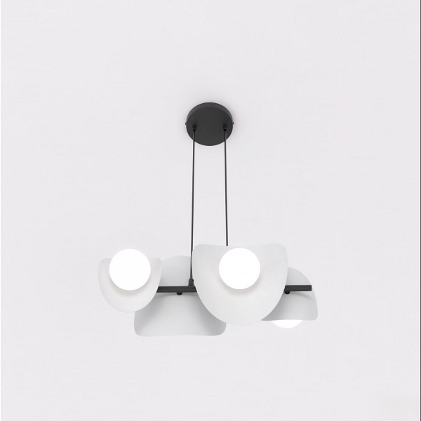 Lampa wisząca ELEMENTI 4 BL GRAY - Emibig