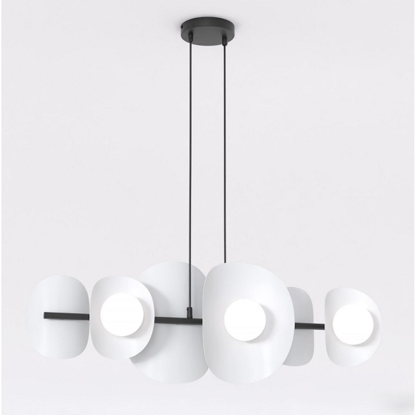 Lampa wisząca ELEMENTI 6 BL GRAY - Emibig