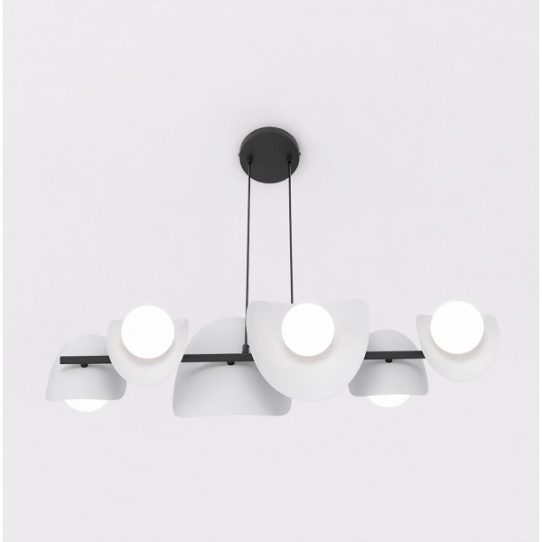 Lampa wisząca ELEMENTI 6 BL GRAY - Emibig