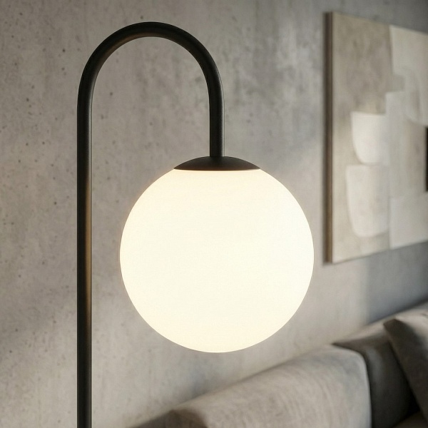 Lampa podłogowa FLOR LP1 BLACK - Emibig