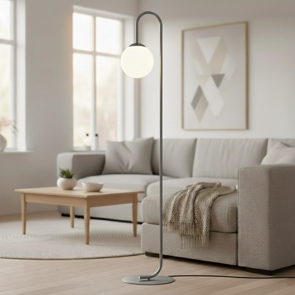 Lampa podłogowa FLOR LP1 GRAY - Emibig