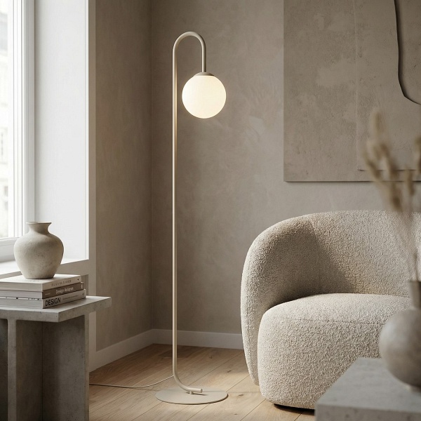 Lampa podłogowa FLOR LP1 MOKKA - Emibig