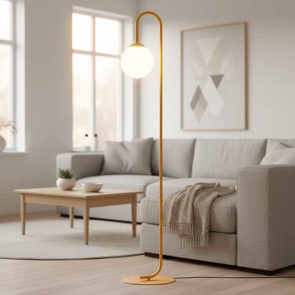 Lampa podłogowa FLOR LP1 ORANGE - Emibig