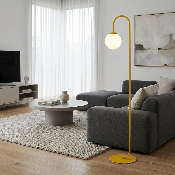 Lampa podłogowa FLOR LP1 ORANGE - Emibig