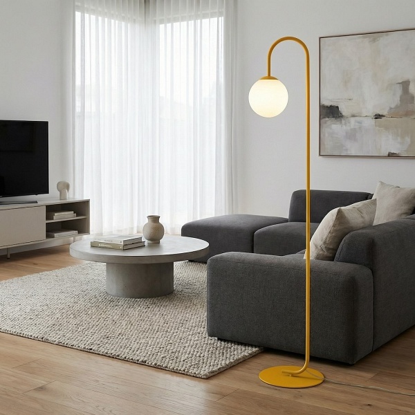 Lampa podłogowa FLOR LP1 ORANGE - Emibig