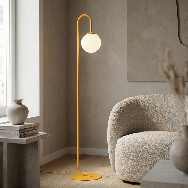 Lampa podłogowa FLOR LP1 ORANGE - Emibig