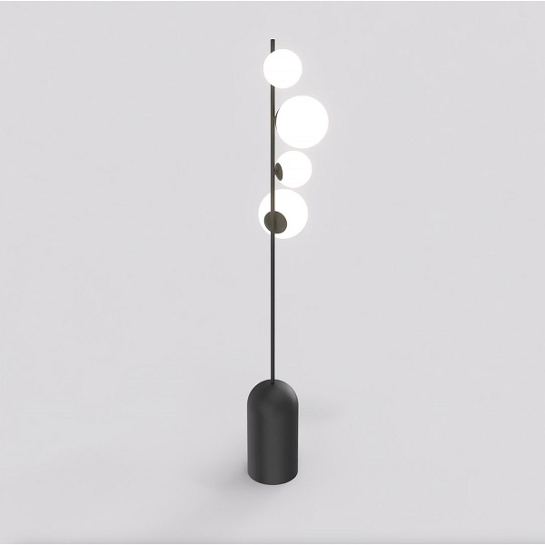 Lampa podłogowa ETNO LP4 BLACK - Emibig