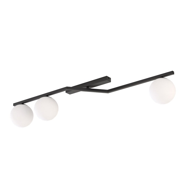 Lampa sufitowa NATON 3 BL OPAL - Emibig