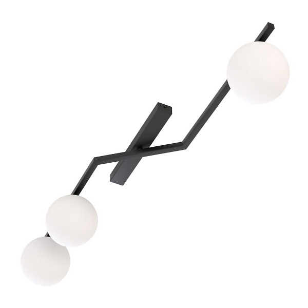 Lampa sufitowa NATON 3 BL OPAL - Emibig