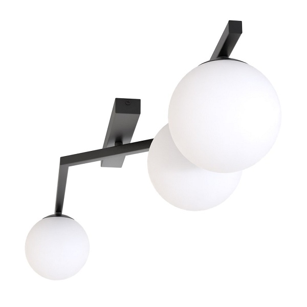 Lampa sufitowa NATON 3 BL OPAL - Emibig
