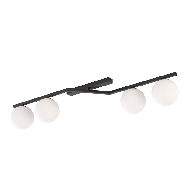 Lampa sufitowa NATON 4 BL OPAL - Emibig