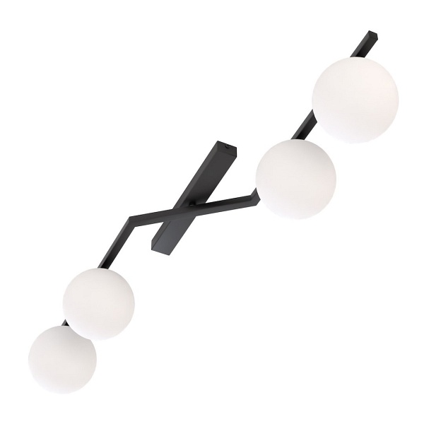 Lampa sufitowa NATON 4 BL OPAL - Emibig