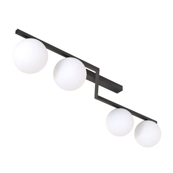 Lampa sufitowa NATON 4 BL OPAL - Emibig