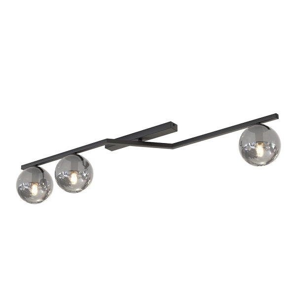 Lampa sufitowa NATON 3 BL GRAFIT - Emibig
