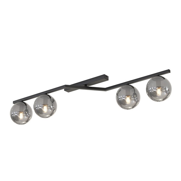 Lampa sufitowa NATON 4 BL GRAFIT - Emibig